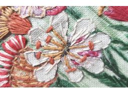 Summer Hedgerow Embroidery Panel alternative