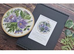 Spring Blooms Hand Embroidery Kit for beginners and enthusiastic stitchers alternative