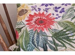 'Summer Sunflowers' hand embroidery cushion panel *NEW*