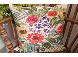 PRE-ORDER Summer Sunflowers Cushion Hand Embroidery Kit: Make your own cushion kit *NEW*