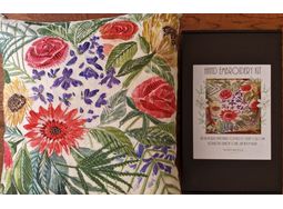 PRE-ORDER Summer Sunflowers Cushion Hand Embroidery Kit: Make your own cushion kit *NEW*