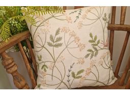 PRE-ORDER Cowparsley Cushion Hand Embroidery Kit: Make your own cushion kit