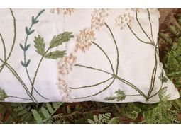 PRE-ORDER Cowparsley Cushion Hand Embroidery Kit: Make your own cushion kit alternative