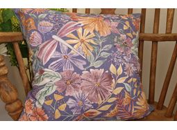 PRE-ORDER Floral Abundance (purple) Cushion Hand Embroidery Kit