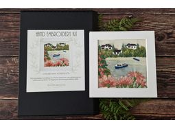 Daydreamy Afternoon Hand Embroidery Kit with mount ready for framing *NEW*