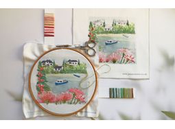 Daydreamy Afternoon Hand Embroidery Kit with mount ready for framing *NEW* alternative