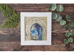 Agadir Souq Gate 9 hand embroidery panel *NEW IN*