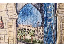 Agadir Souq Gate 9 hand embroidery panel *NEW IN* alternative