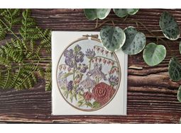 'Bleeding Hearts' floral greeting card