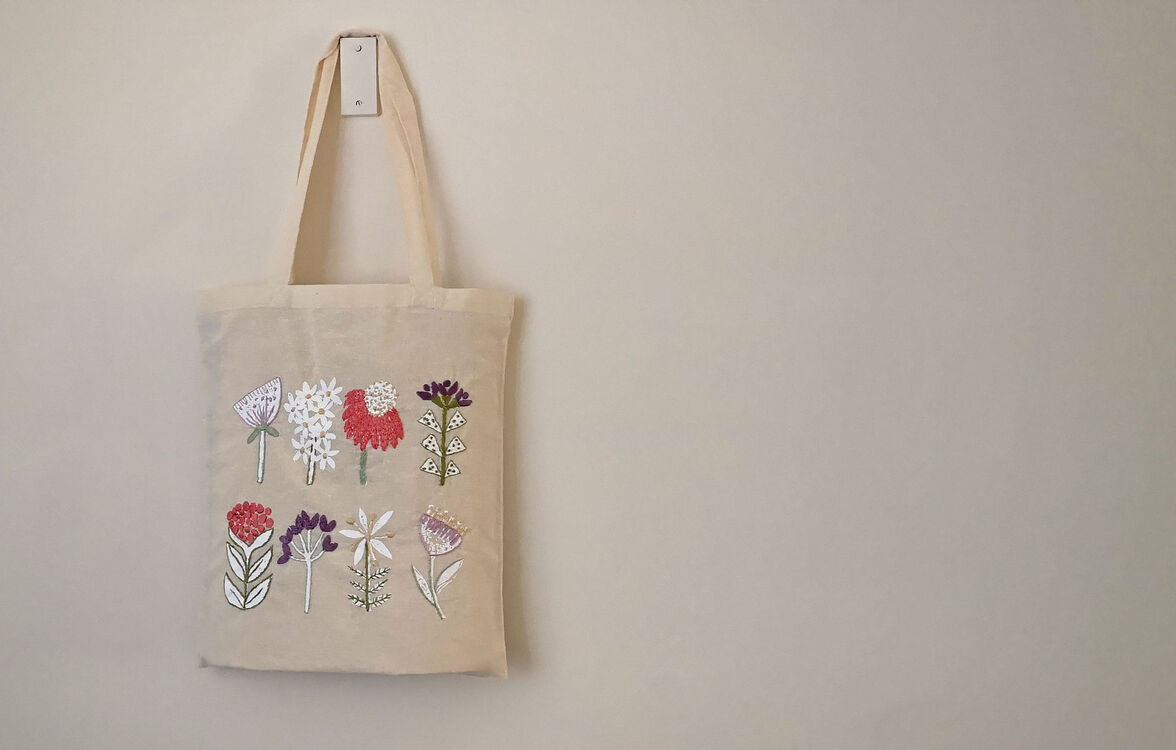 Tote bag Hand Embroidery Kit only £32.95