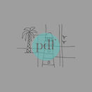 'Lighthouse & Palm Tree' PDF Embroidery Template additional 1