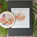 'Blooms' Floral Hoop Art Hand Embroidery Kit additional 1