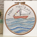 'New Horizons' Printed Embroidery Greetings Card additional 2
