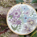 'Birdsong' Floral Hoop Art Hand Embroidery Kit additional 4