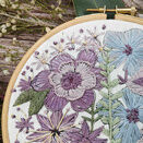'Birdsong' Floral Hoop Art Hand Embroidery Kit additional 6