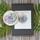 'Tea & Succulents' Floral Hoop Art Embroidery Kit additional 1