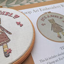 'It's a Girl!' New Baby Hoop Hand Embroidery Kit additional 3