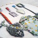 'Garden Tools' Embroidery Hoop Art additional 2