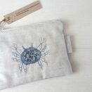 Embroidered Crab Coin Purse additional 3