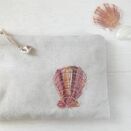 Embroidered Shell Coin Purse additional 1