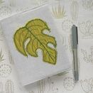 Monstera Leaf Embroidered Sketchbook additional 1