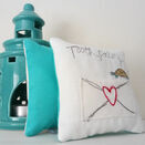 Embroidered 'Tortoise' Toothfairy Pillow additional 3