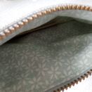 Agapanthus Flowers Natural Linen Embroidered Purse additional 3