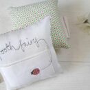 Embroidered 'Ladybird' Toothfairy Pillow additional 1