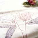 Embroidered Botanical Cosmetic Purse additional 4