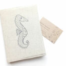 Seahorse Embroidered Sketchbook additional 3