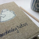 'Gardening Notes' Embroidered Notebook additional 1