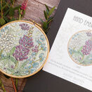 'Lupin' Floral Hoop Art Hand Embroidery Kit additional 4