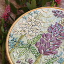 'Lupin' Floral Hoop Art Hand Embroidery Kit additional 2