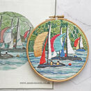 "Sail Boats" Linen Panel Embroidery Pattern additional 3