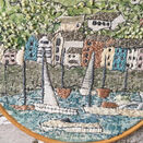 'Kingswear Devon' Hoop Art Hand Embroidery Kit additional 10