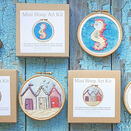 Mini Hoop Art Hand Embroidery Kit - Fairy House additional 4