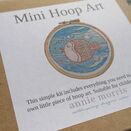 Mini Hoop Art Hand Embroidery Kit - Puffa fish additional 2