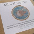Mini Hoop Art Hand Embroidery Kit - Puffa fish additional 2