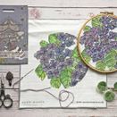 Hydrangea Flowers Hoop Art Hand Embroidery Kit additional 2
