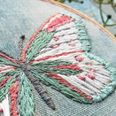 "Butterfly" Linen Embroidery Pattern Design additional 3
