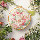 Blossom Flower Linen Embroidery Pattern Design additional 1