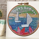 Happy Birthday - Sailing yachts card additional 3