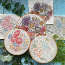 Botanical Linen Embroidery Pattern Offer 3 for £27 - Surprise Designs additional 2