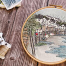 Estuary View Printed Embroidery Pattern Design additional 2