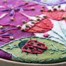 Ladybird and Butterfly Embroidery Pattern Design additional 2