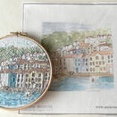 "Bayards Cove" Linen Embroidery Pattern Panel additional 4