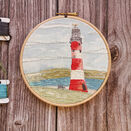Lighthouse Linen Embroidery Pattern Panel additional 1