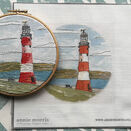 Lighthouse Linen Embroidery Pattern Panel additional 5