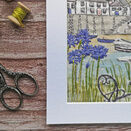 Mousehole Coastal Embroidery Pattern Design additional 6