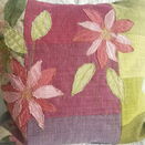 Embroidered Appliqued Flower Cushions additional 2
